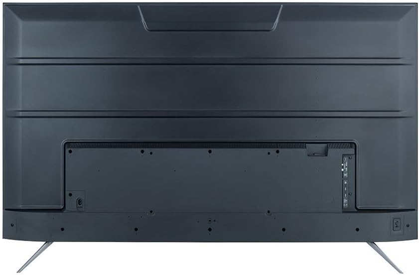 55-inch smart LED TV rear view with wall-mount area and connection ports.