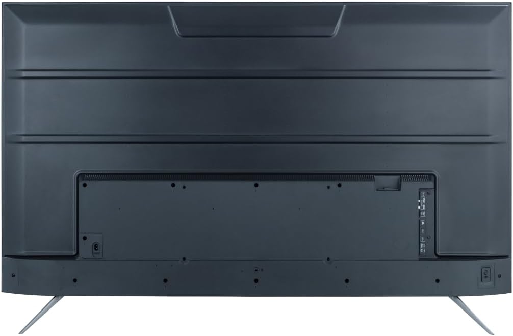 Sharp 55-inch TV back panel with ventilation and connector area