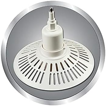 White grating disc attachment with perforated shredding holes
