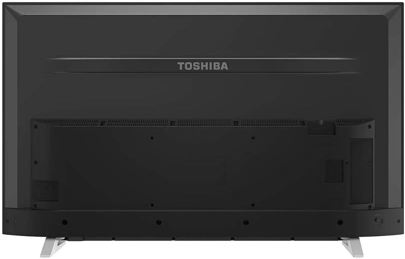 Toshiba 50-inch 4K LED Smart TV back panel with Toshiba logo and mounting slots