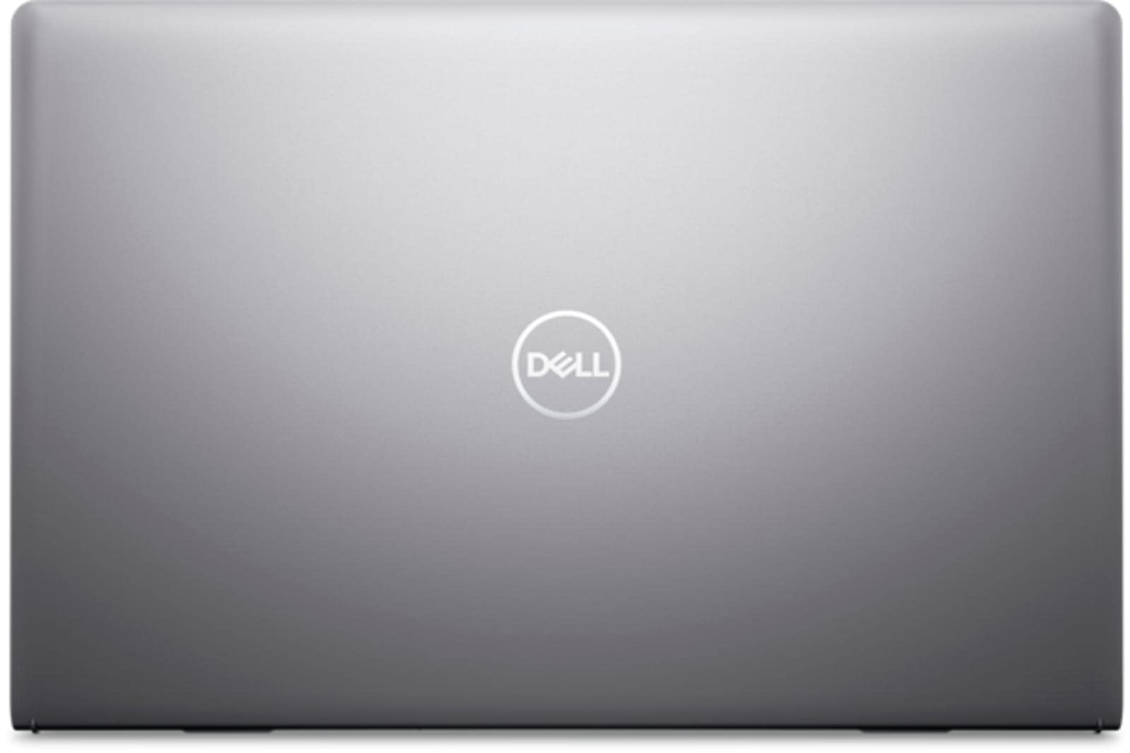Dell Vostro laptop back cover with Dell logo, light silver finish