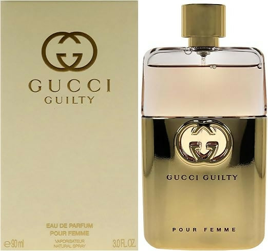GUCCI Guilty pour femme eau de parfum spray, 90 ml glass bottle with gold cap