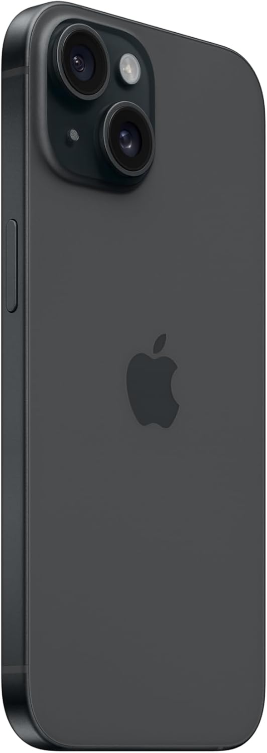 Black smartphone back with dual cameras and side button