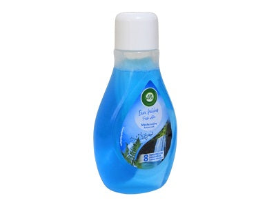 Air Wick air freshener bottle with blue liquid, 375 ml