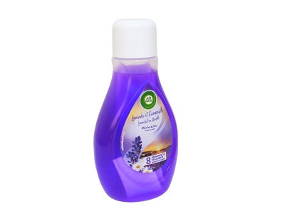 Air Wick air freshener bottle with purple liquid, 375 ml