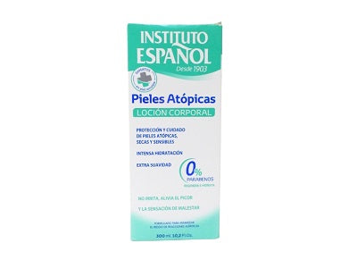 Atopic body lotion box by Instituto Español, 300 ml