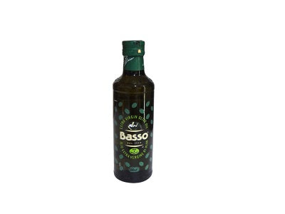 Basso extra virgin olive oil bottle, 500 ml