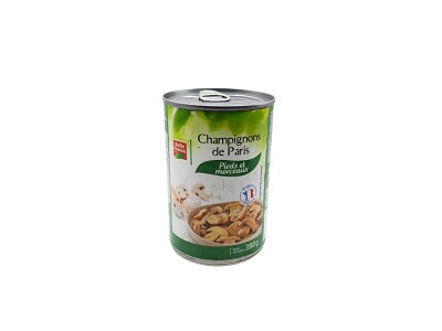 Belle France canned Paris mushrooms, 400g metal can with pull-top lid