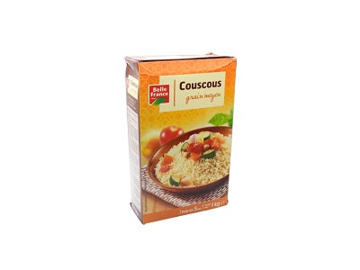 Belle France couscous 1kg bag in orange and white packaging