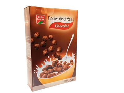 Chocolate cereal balls box, 375g