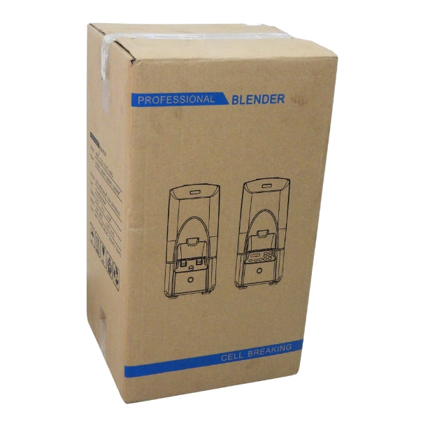 Blender K90 professional blender box with product illustrations