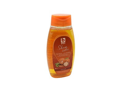 Shea butter shower gel in orange bottle, 500 ml