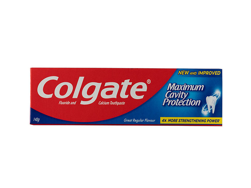 Colgate Maximum Cavity Protection fluoride toothpaste box, 100 ml