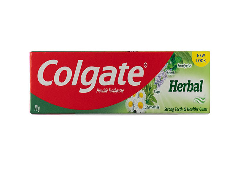 Colgate Herbal fluoride toothpaste, red box/tube, 70 g