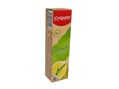 Colgate natural extract toothpaste box, 75 ml