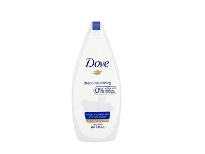 Dove deeply nourishing body wash bottle, 500 ml