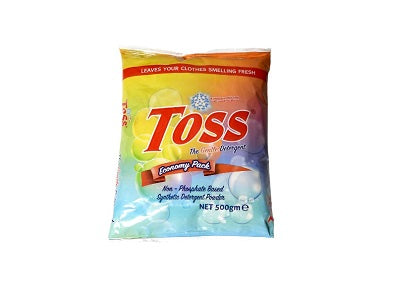 Toss machine-wash detergent powder bag, Economy pack, 500 g