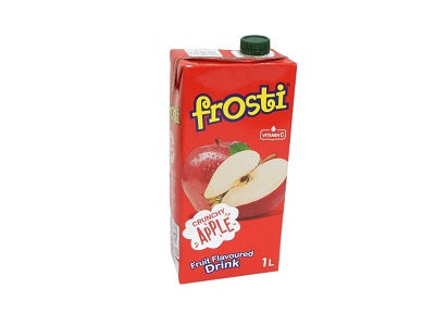 Apple fruit drink 1L carton with green cap