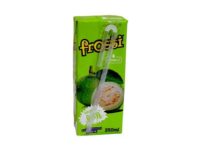 Guava fruit drink 250ml carton with green cap