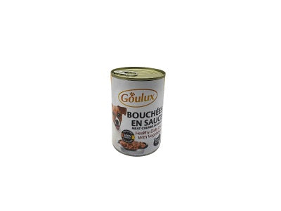 Goulux turkey dog food can (810g), sealed can with label