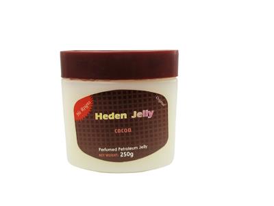 Heden Petroleum Jelly cocoa jar with brown lid and white container, 250g