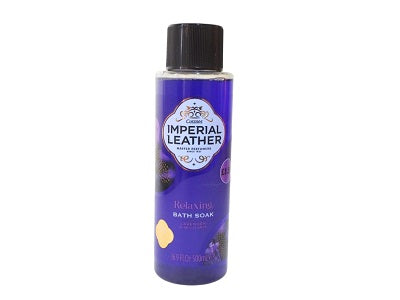 Imperial Leather Bath Soak bottle, purple, black pump cap