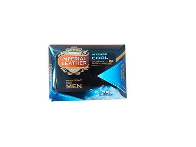 Men's bath soap bar pack, blue with Intense Cool branding