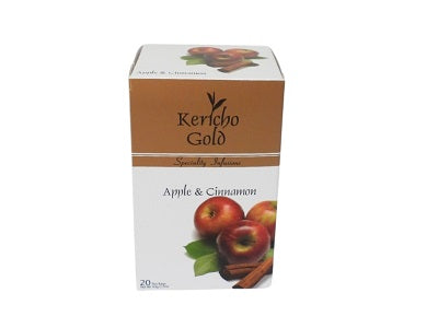 Kericho Gold apple & cinnamon tea bag box, 20 count