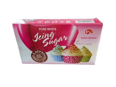 King pure white icing sugar box, 500g, super refined