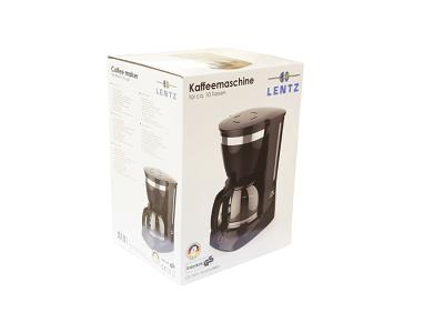 Lentz 74098 coffee maker box with stainless carafe and dark brew chamber