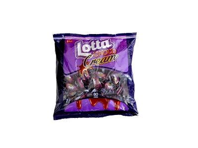 Lotta Cream candy, 80 pieces, purple bag