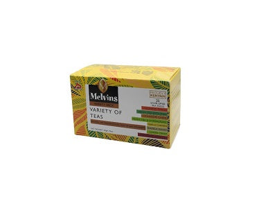 Melvins variety of tea box, 50g assortment