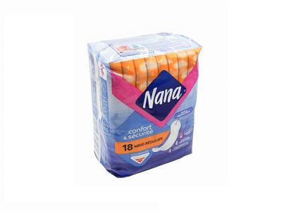 Nana normal lady pads, 18-count package, comfort secure design