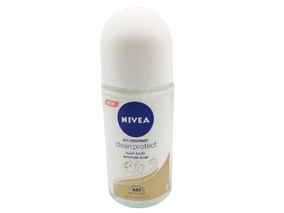 Nivea Men Clean Protect deodorant roll-on with cream cap, 48h protection