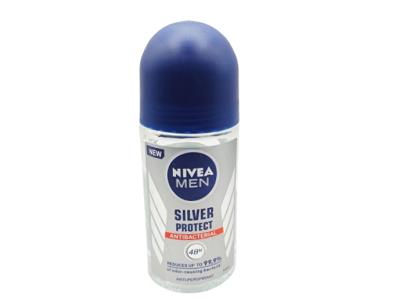 Nivea Men Silver Protect deodorant roll-on with blue cap, 48h protection