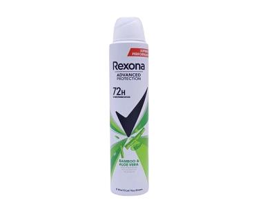 Rexona aloe vera body spray, 200ml deodorant aerosol with 72H protection