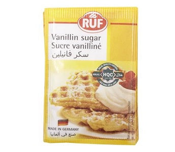 Ruf vanilla sugar sachet for baking, 10x8g refill pack