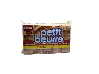 Saray petit beurre biscuits in retail pack, stacked rectangular crackers