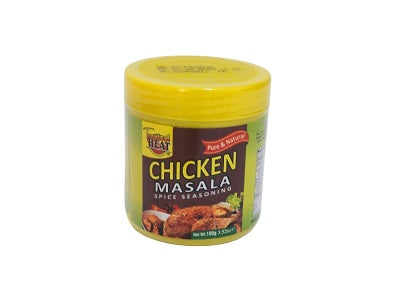 Tropica Heat chicken masala spice seasoning jar with yellow lid