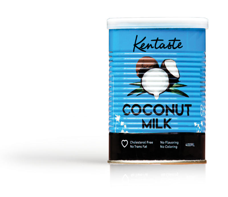 Kentaste coconut milk carton, 400 ml, blue label