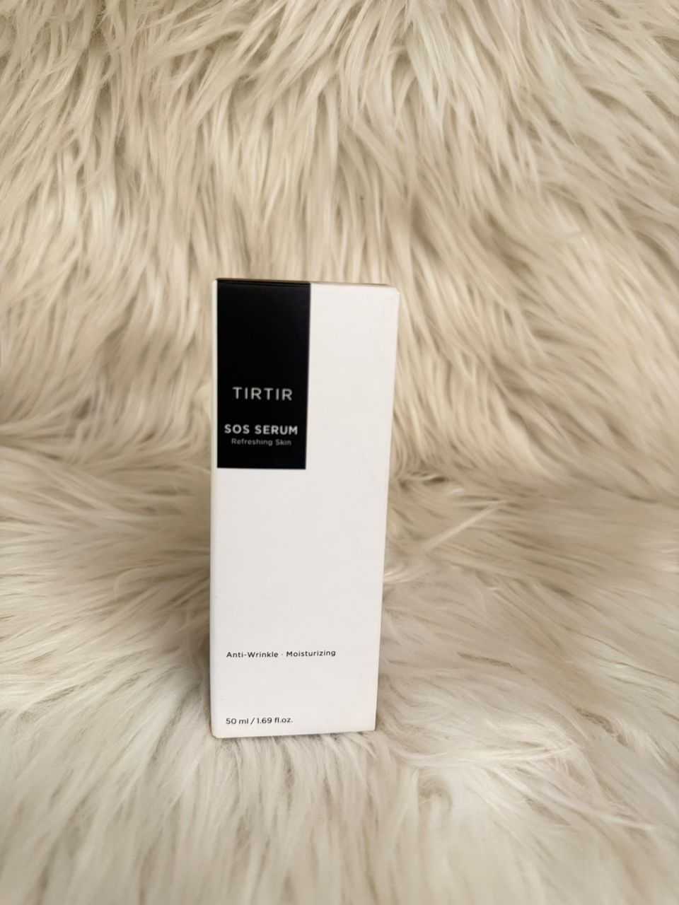 TIRTIR SOS Serum anti wrinkle moisturizing serum box, white with black label