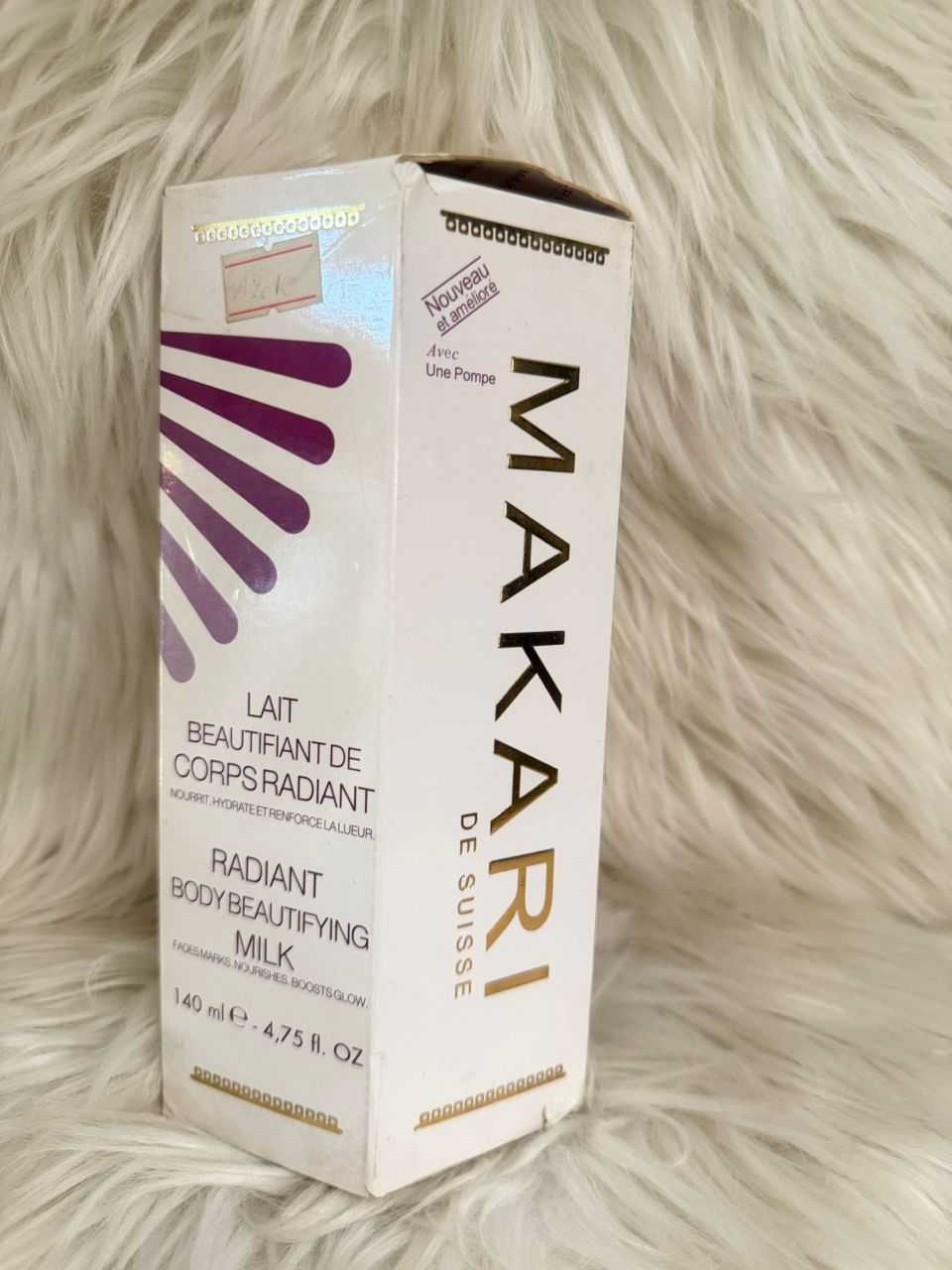 Makari Radiant body beautifying milk carton box, 140 ml