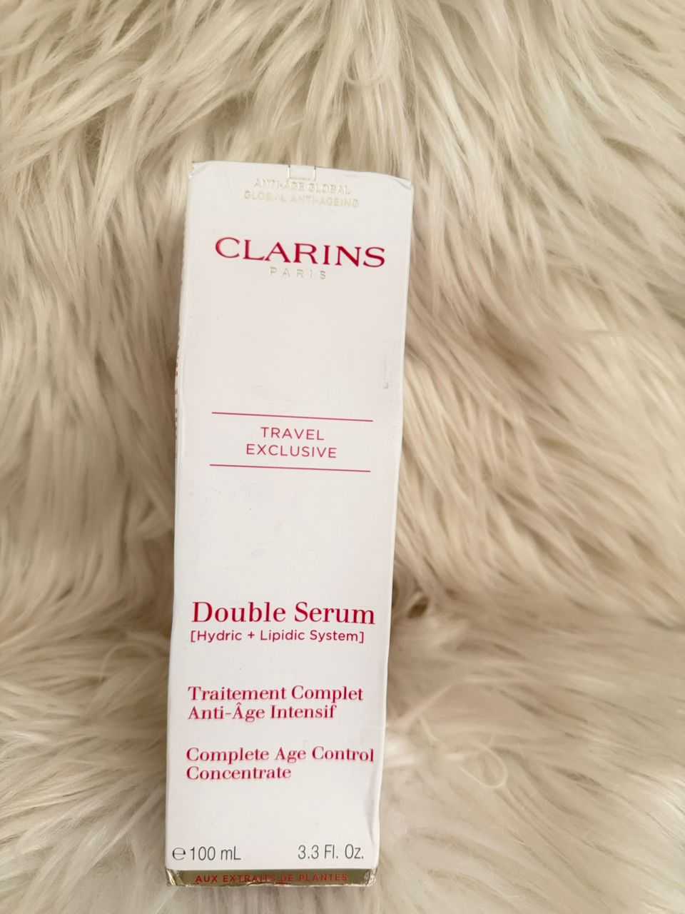 Clarins Double Serum travel exclusive box, 100 ml anti-age intensive treatment
