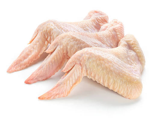Raw chicken wings, 1 kg bundle of wing pieces