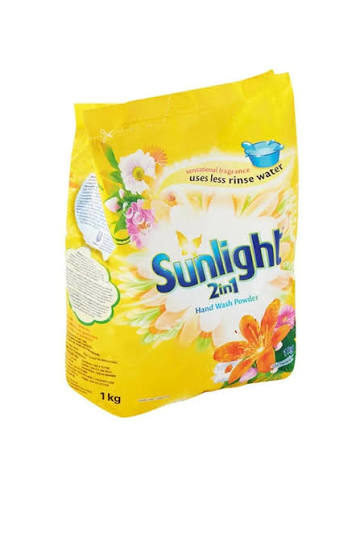Sunlight 2in1 washing powder, yellow 1 kg bag