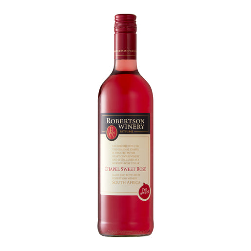 Robertson Chapel Sweet Rose 750ml wine bottle